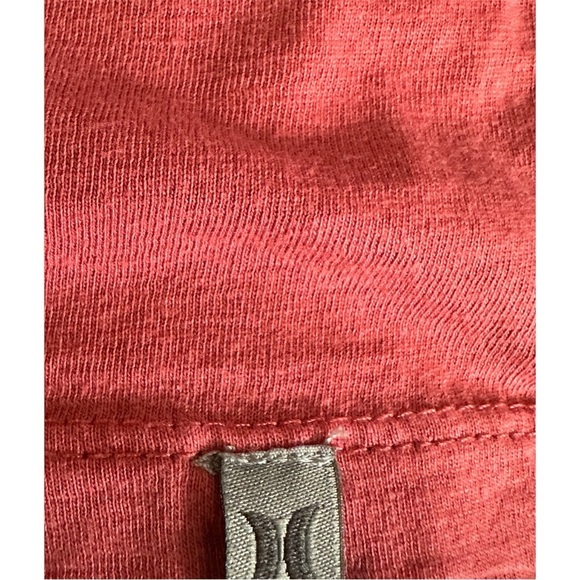 Hurley Red Graphic Long Sleeve Shirt size L - Picture 6 of 6